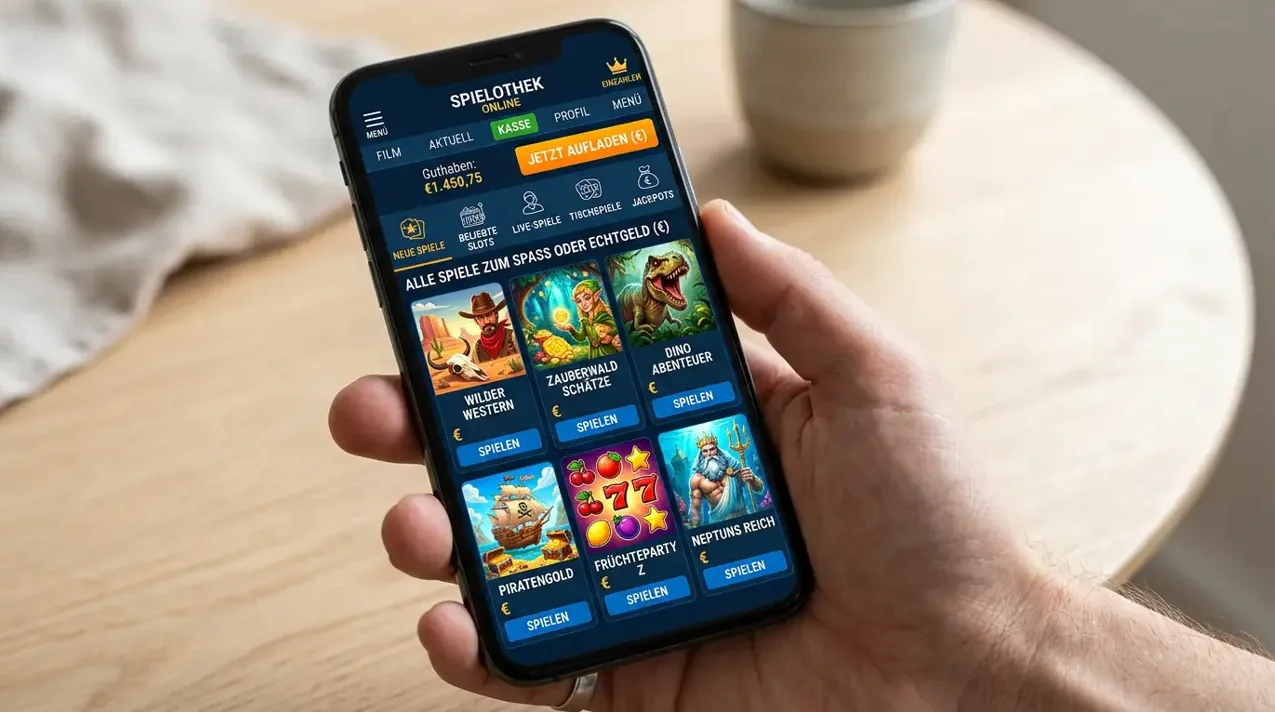 Mobiles Spielerlebnis auf allen Geräten — Spininio